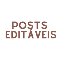 Posts Editaveis